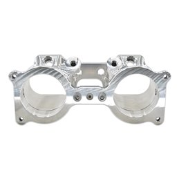 IAG V3 Top Feed TGV Housings with Butterfly Pass Thru (Silver) (06-14 WRX, 07+ STI, 07-12 LGT, 09-13 FXT)