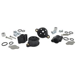 IAG V3 Top Feed TGV Housings with Butterfly Pass Thru (Silver) (06-14 WRX, 07+ STI, 07-12 LGT, 09-13 FXT)