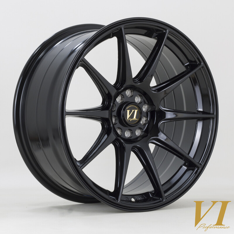 Rota BDR 18x8.75" 5x100/114.3 ET30, Noir Brillant
