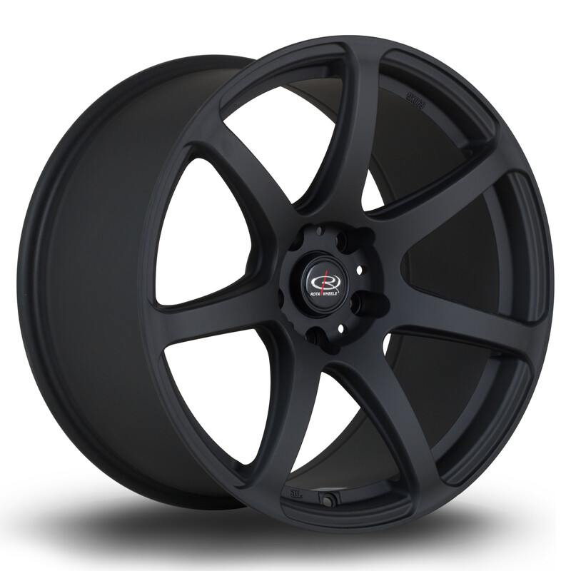 Rota Pro R 18x9.5" 5x114.3 ET30, Noir Satiné