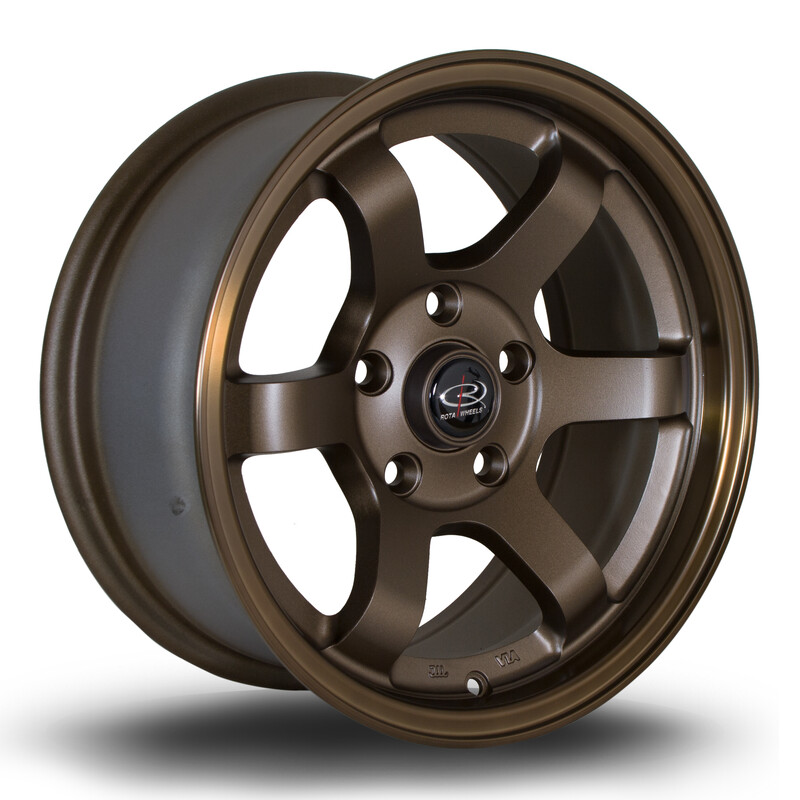 Rota Grid 15x7" 4x100 ET40, Bronze