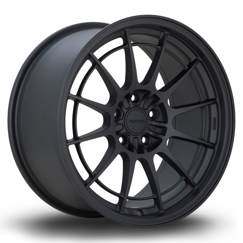 Rota GKR 18x9.5" 5x120 ET25, Noir Mat
