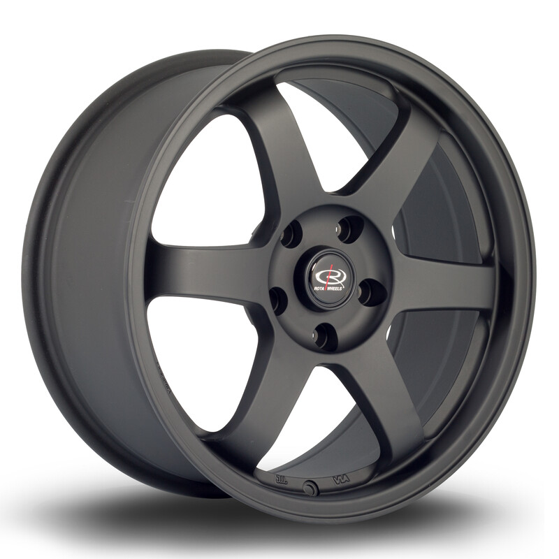 Rota Grid 17x8" 5x112 ET45, Flat Black