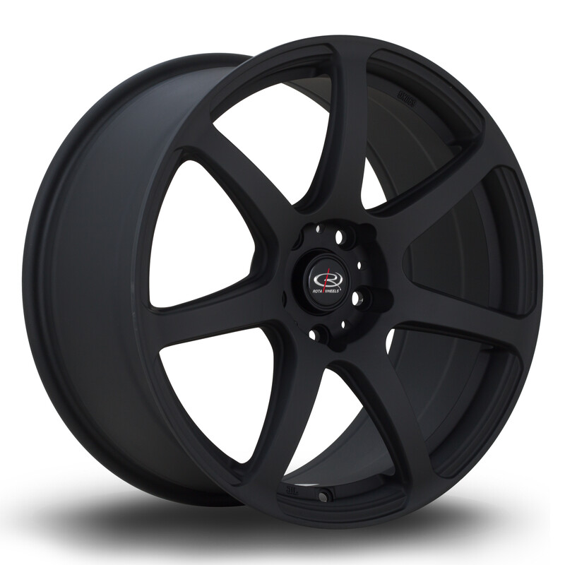 Rota Pro R 18x8.5" 5x114.3 ET44, Noir Satiné