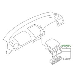 Aérateur central et boite à gant SUBARU
GT/STI 1998-2000