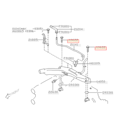 Vis pieuvre d'eau sur bloc SUBARU GT/WRX/STI 1997-2021