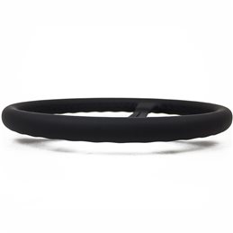 Volant Nardi Classic ND36 Cuir Noir, Branches Noires, Coutures Noires, Tulipé 25 mm