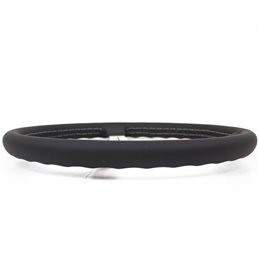 Volant Nardi Classic ND39 Cuir Noir, Branches Alu, Coutures Grises, Tulipé 30 mm
