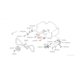 Guide / Patin courroie de distribution SUBARU