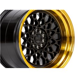 59°North D-008 18x11" 5x114.3/120 ET8, Noir / Brillant