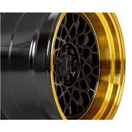 59°North D-008 18x11" 5x114.3/120 ET8, Noir / Brillant