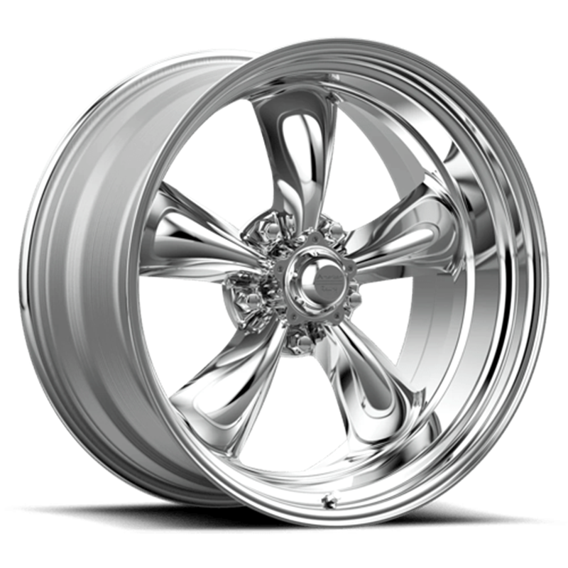 American Racing Vintage VN515 Torq Thrust II 17x8 5x114.3 ET-11, Chrome / Poli