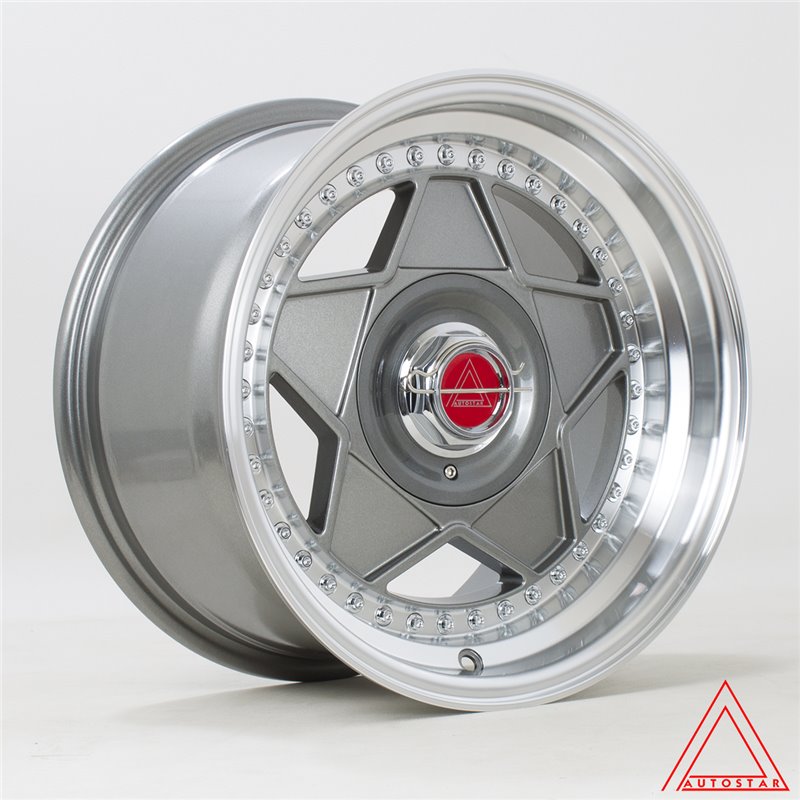 Autostar Centro 15x8.25" 4x100/108 ET20, Gunmetal