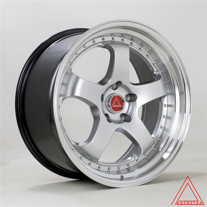 Autostar GT5R 19x9.5" 5x120 ET30, Gris Argenté / Poli