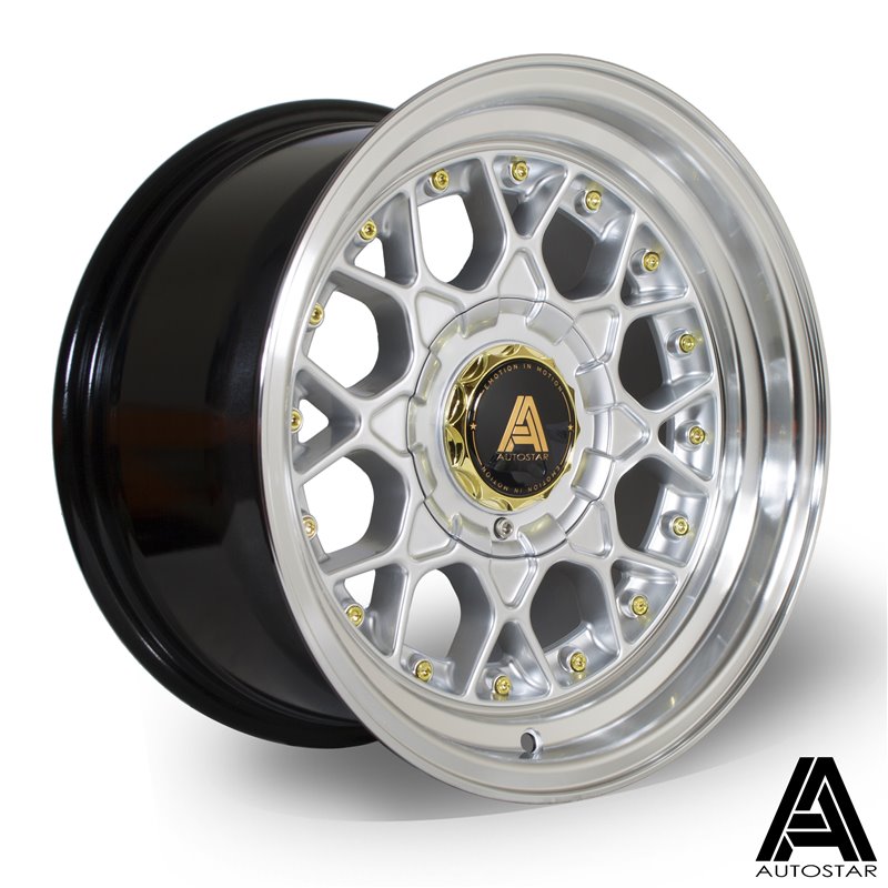 Autostar Sprint 15x8" 4x100/108 ET10, Gris Argenté