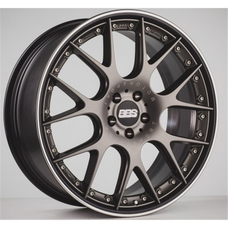 BBS CH-RII 22x10.5" 5x112 ET15, Noir Platine