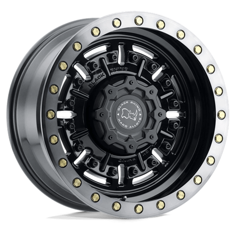 Black Rhino Abrams 17x9.5 5x127 ET-18, Noir Brillant