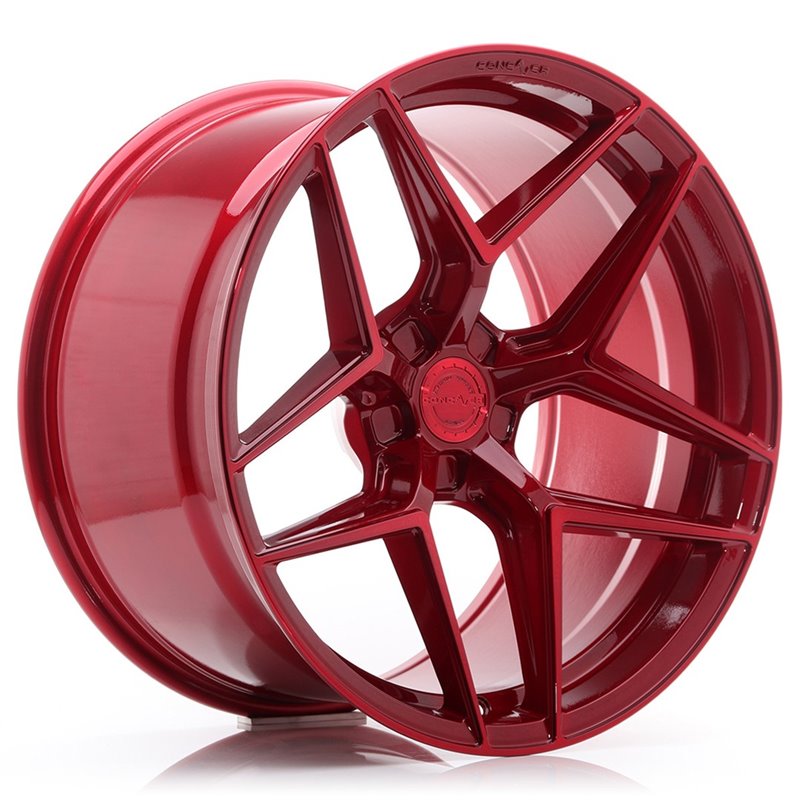 Concaver CVR2 20x9.5" (5 trous - sur mesure) ET22-40, Rouge Candy