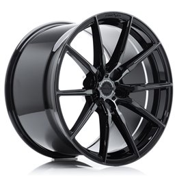 Concaver CVR4 19x8.5" (5 trous - sur mesure) ET35-45, Double Noir Brillant