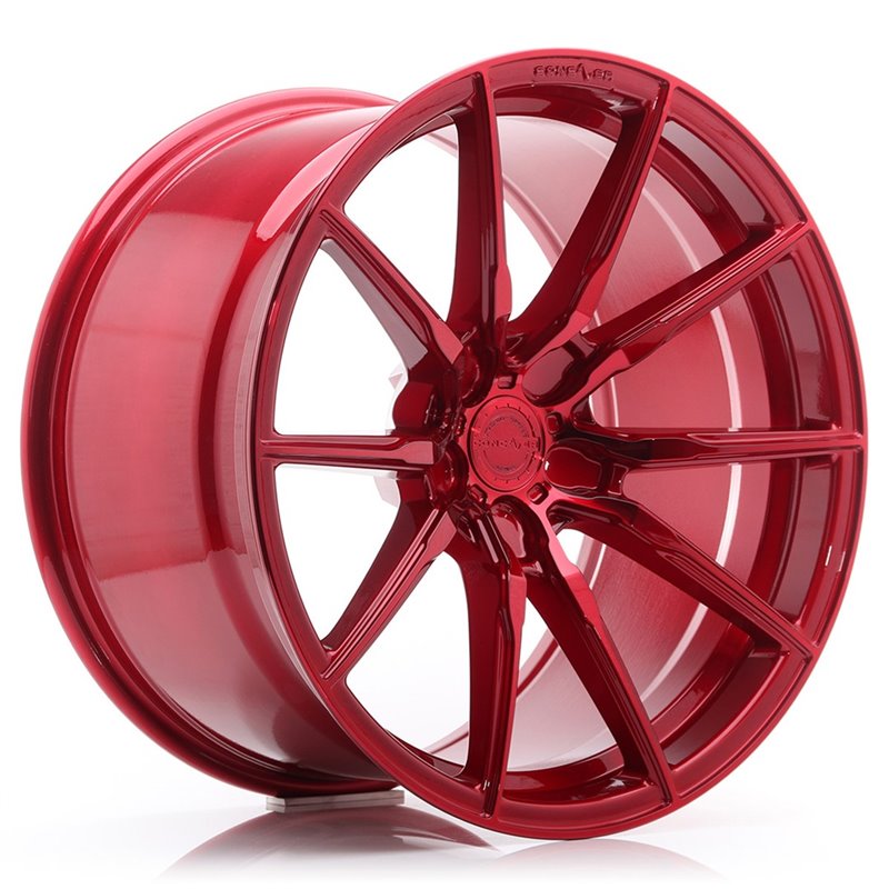 Concaver CVR4 20x10" (5 trous - sur mesure) ET20-48, Rouge Candy
