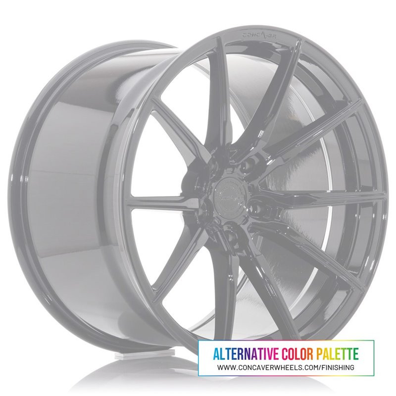 Concaver CVR4 21x10.5" (5 trous - sur mesure) ET10-46, Couleur Personnalisée