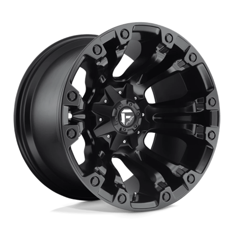Fuel D560 Vapor 20x12 6x135/139.7 ET-44, Noir Mat