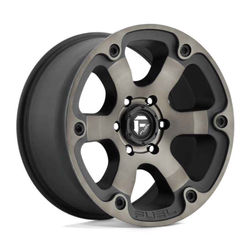 Fuel D564 Beast 16x8" 6x139.7 ET01, Noir Mat Double Teinte