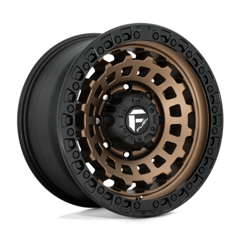 Fuel D634 Zephyr 18x9" 8x165.1 ET-12, Bronze Mat, Cerclage Noir