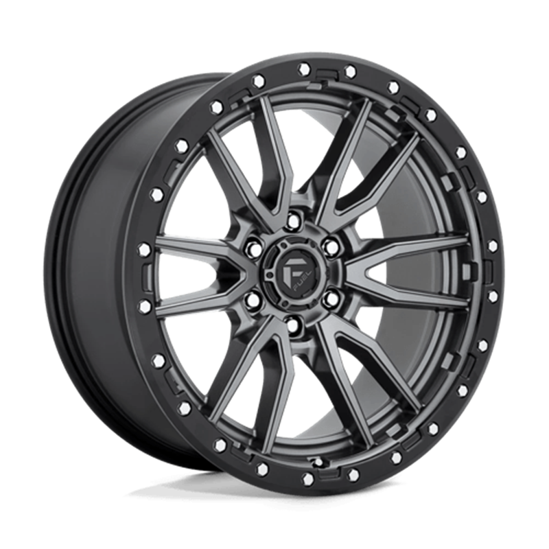 Fuel D680 Rebel 20x9 6x139.7 ET20, Gunmetal Mat, Cerclage Noir