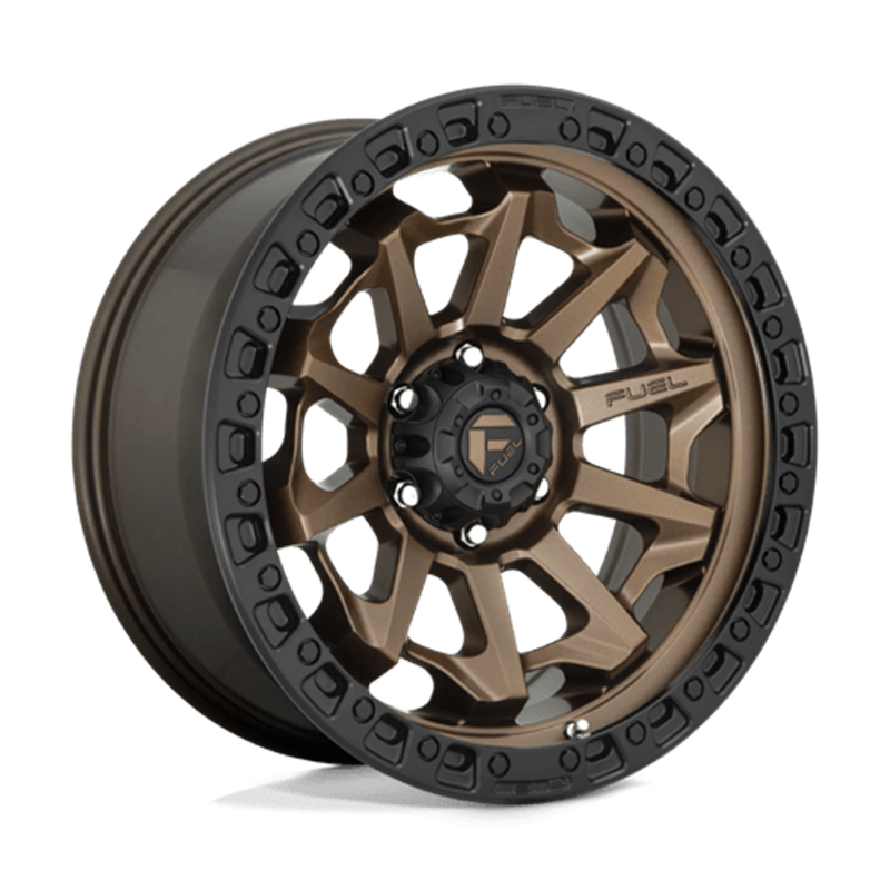 Fuel D696 Covert 20x9 6x139.7 ET20, Bronze Mat, Cerclage Noir