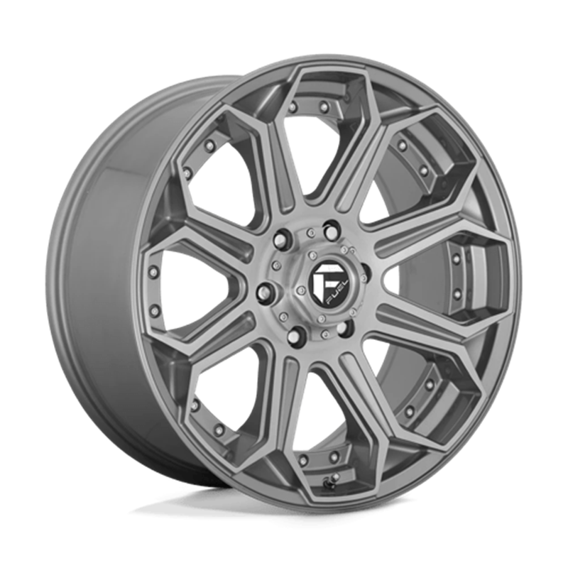 Fuel D705 Siege 22x10 6x139.7 ET-18, Gunmetal Brossé