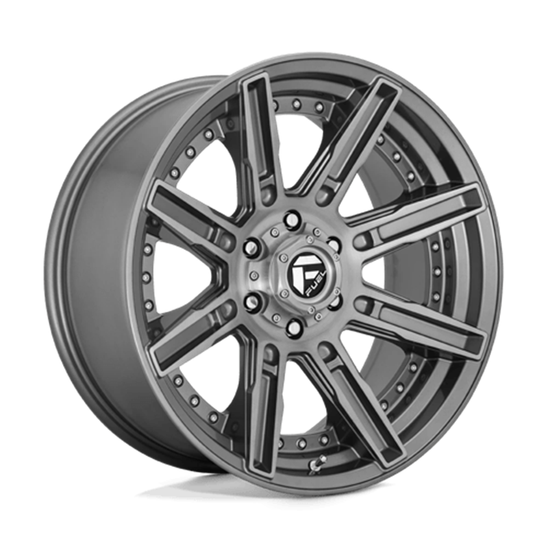 Fuel D710 Rogue Platinum 20x9 5x127 ET01, Gunmetal Brossé