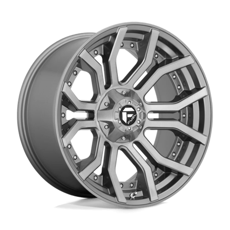 Fuel D713 Rage Platinum 20x10 6x135/139.7 ET-18, Gunmetal Brossé