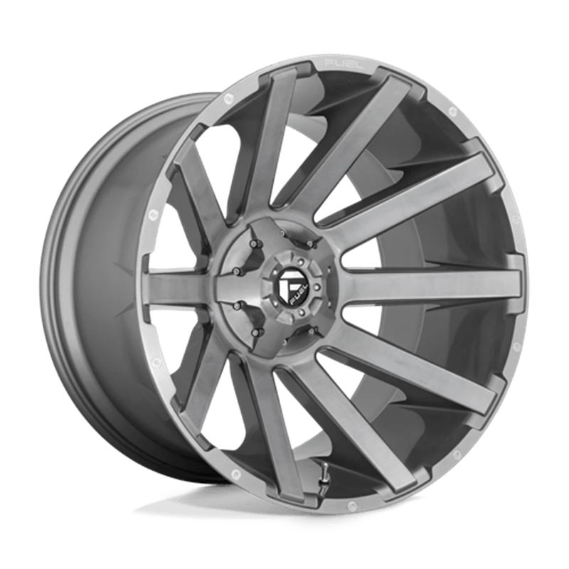 Fuel D714 Contra Platinum 22x10 6x135/139.7 ET-19, Gunmetal Brossé