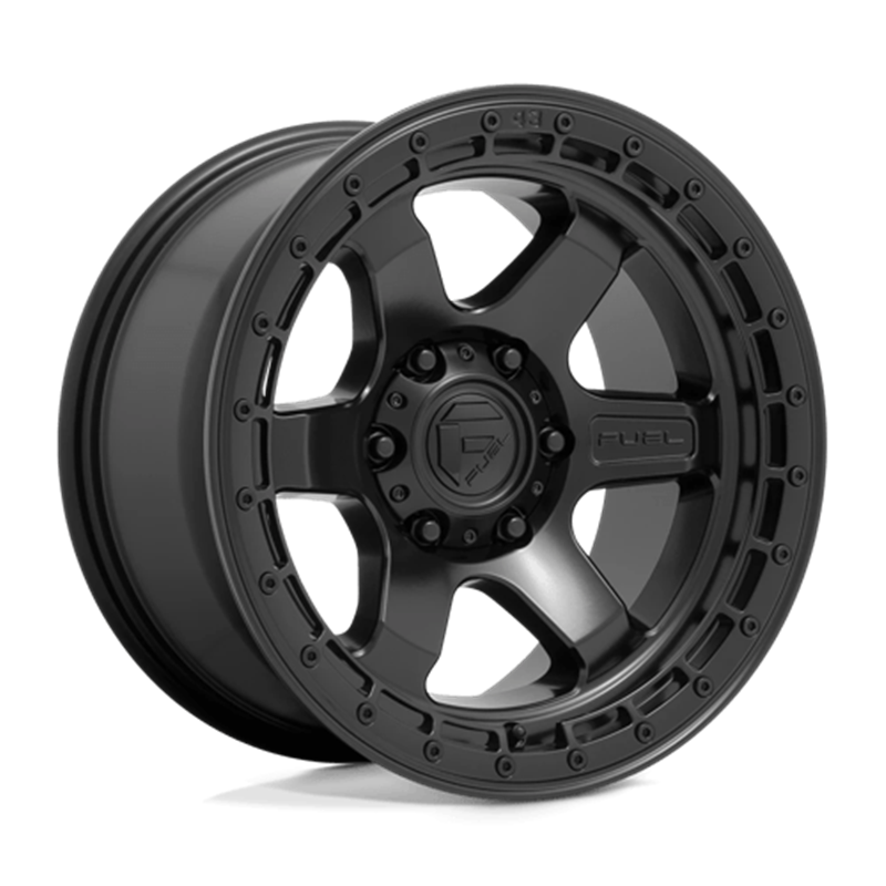 Fuel D750 Block 18x9" 5x127 ET20, Noir Mat