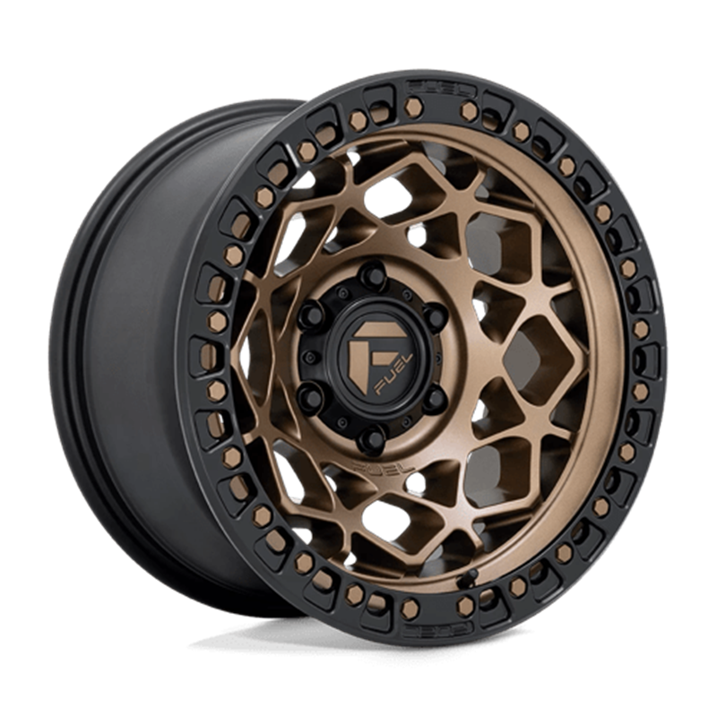 Fuel D785 Unit 17x9" 5x127 ET-12, Bronze, Cerclage Noir Mat