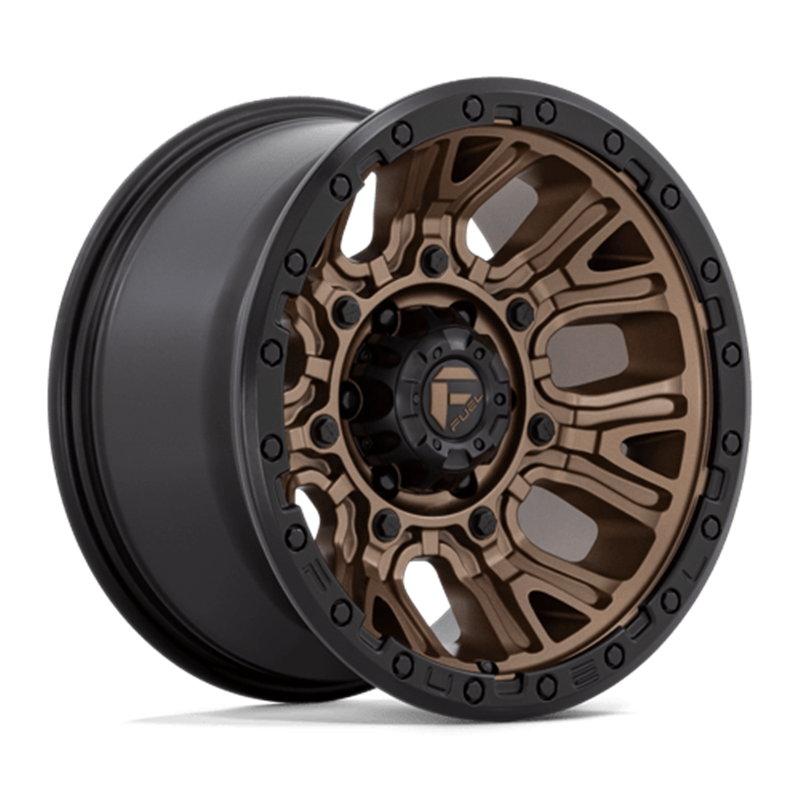 Fuel D826 Traction 17x9" 5x127 ET-12, Bronze Mat, Cerclage Noir