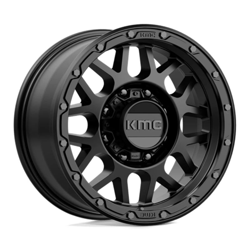 KMC KM535 Grenade Off-Road 17x9 8x165.1 ET18, Noir Mat