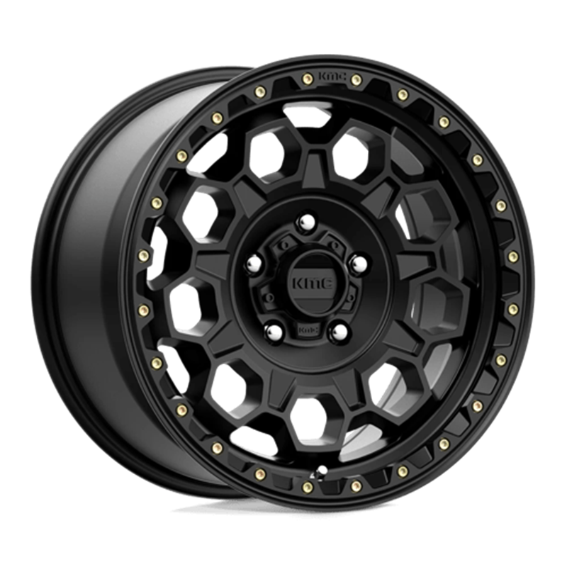 KMC KM545 Trek 17x9 5x127 ET18, Noir Satiné