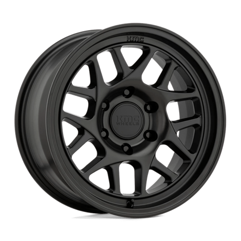 KMC KM717 Bully OL 17x8.5 6x139.7 ET00, Noir Satiné