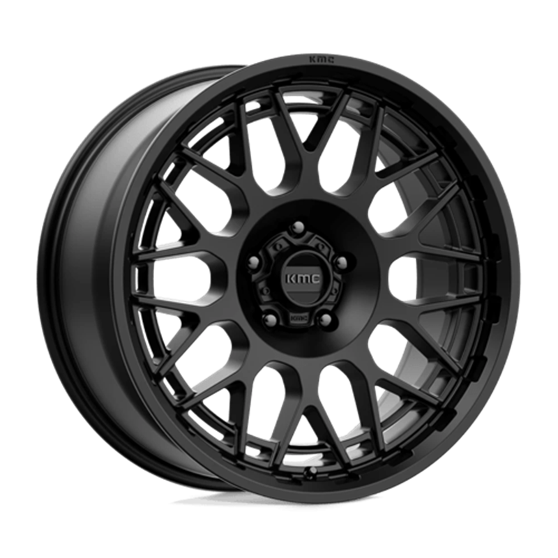 KMC KM722 Technic 20x9 5x127 ET18, Noir Satiné
