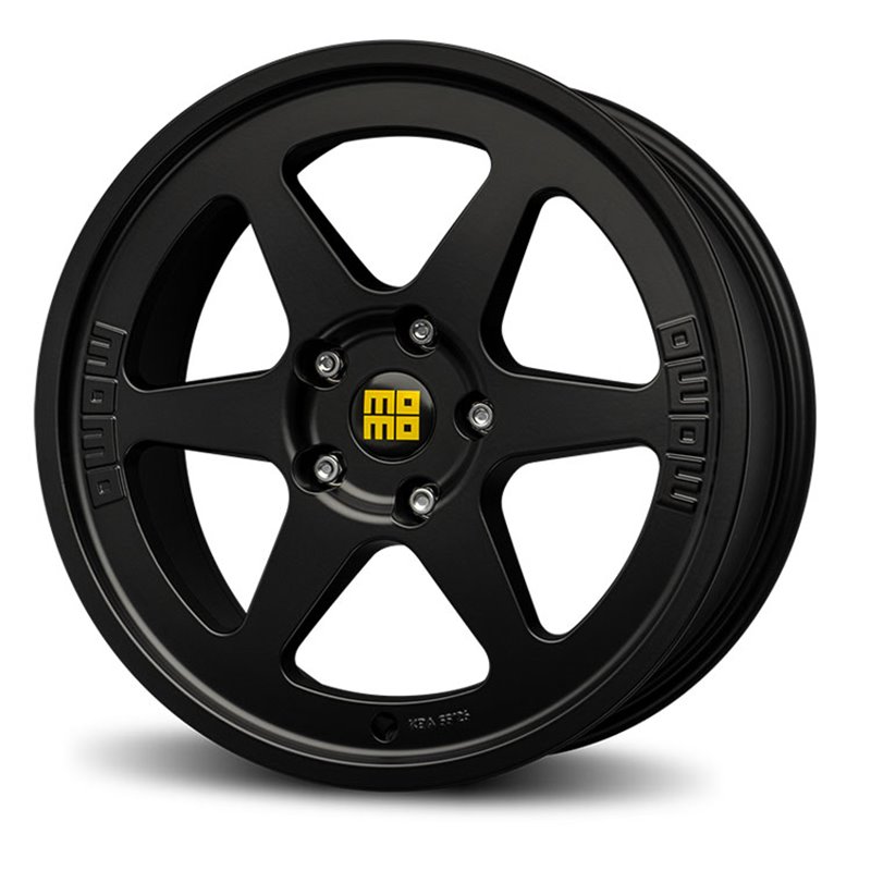 Momo Heritage 6 18x8" 5x120 ET37, Noir Mat