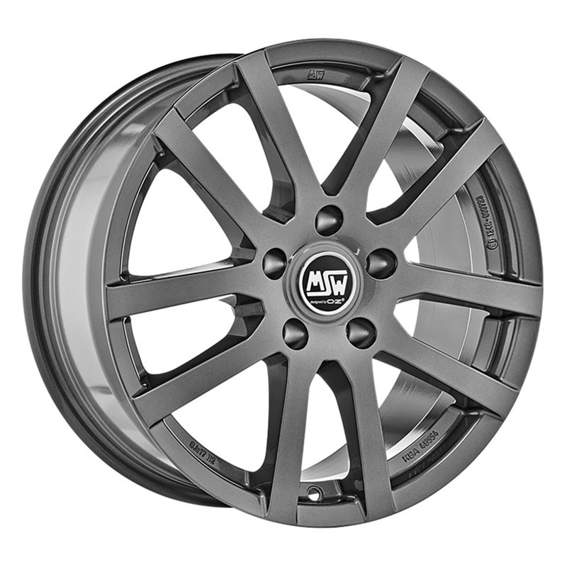 MSW 22 16x6.5" 4x108 ET18, Gris Anthracite