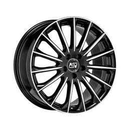 MSW 30 20x8.5" 5x112 ET45, Noir Brillant / Poli