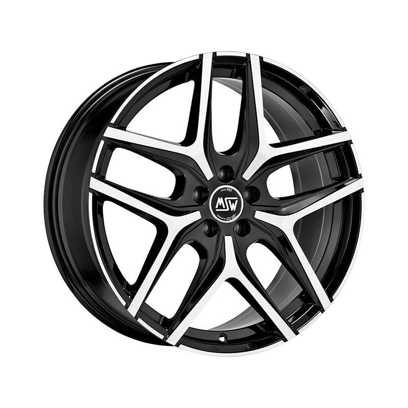 MSW 40 20x10" 5x112 ET26, Noir Brillant / Poli