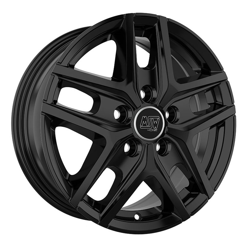 MSW 40 Van 16x6.5" 5x120 ET50, Noir Brillant