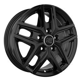 MSW 40 Van 16x6.5" 5x160 ET55, Noir Brillant