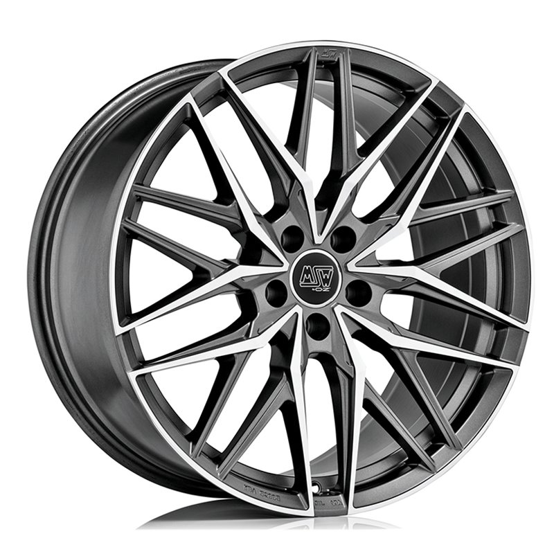 MSW 50 20x8.5" 5x114.3 ET36, Gunmetal, Machined Spokes