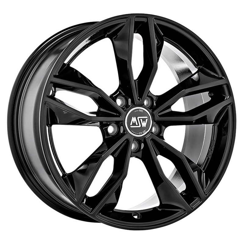 MSW 71 17x7.5" 5x114.3 ET40, Noir Brillant