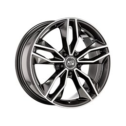 MSW 71 19x8.5" 5x114.3 ET46,5, Gris Anthracite / Poli